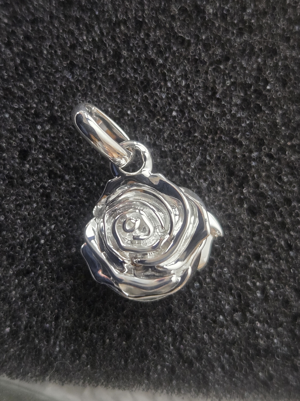 Thomas Sabo Sterling Silver Rose Charm Pendant